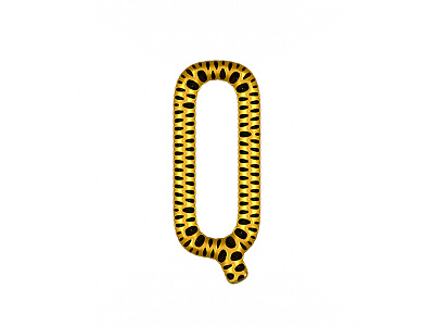 Q 36daysoftype cinema4d experimental floating geometric gold golden lettering metal render typography