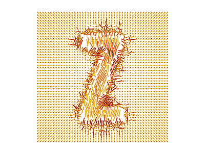 Z 36daysoftype cinema4d experimental floating geometric gold golden lettering metal render typography