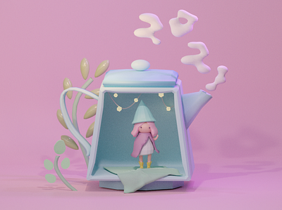 tea fairy 2021 3d design illustration