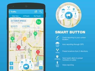 Traffic Navigation App