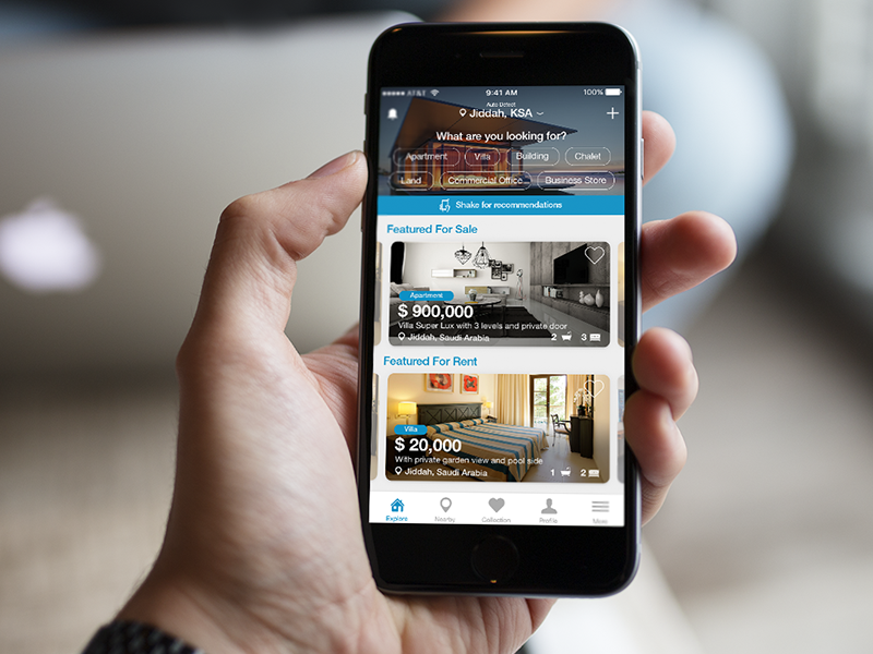 Property App Homescreen images ios9 homescreen homepage property ux ui mobileapp ios