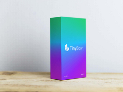 Tiny Box Mobile Packaging Mockup