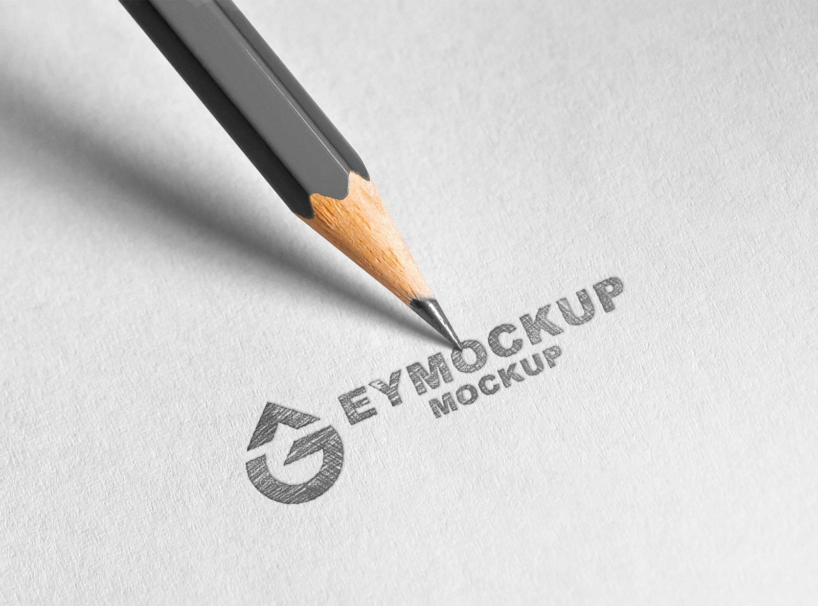 Logo sketch deals mockup psd