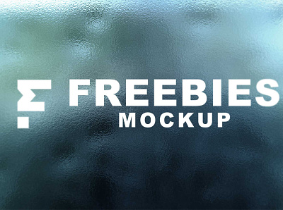 Opaque Glass Logo Mockup branding design download free logo mockup psd ui ux web
