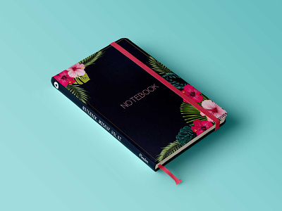 Diary Presentation Mockup book design diary floral diary graphic design mockup notebook premium book presentation