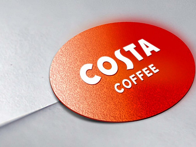 Costa Coffee Mockup branding clean coffee costa design download free illustration latest logo mockup new premium psd ui web
