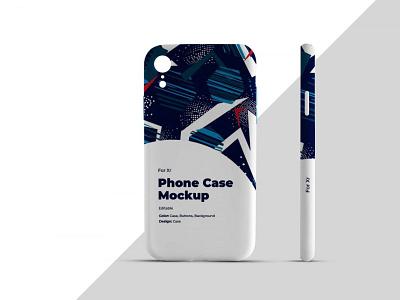 Free Mobile Cover Side Mockup