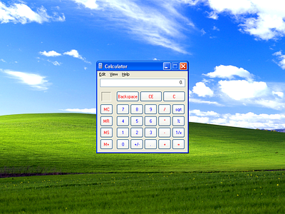 Windows XP Calculator (UI Challenge) calculator challenge figma figma tutorial figmadesign microsoft oldschool retro tutorial ui ux vintage windows xp