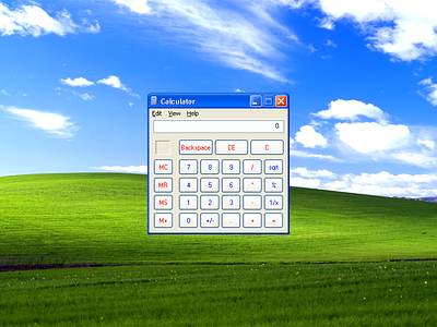 Windows XP Calculator (UI Challenge)