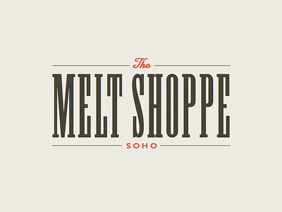 Melt Shoppe brand cheese grilled logo melt sandwich shoppe tampa