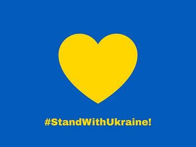 #StandWithUkraine! 💙💛