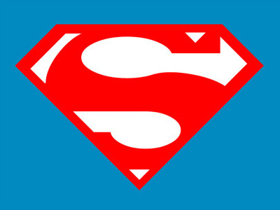 superman logo drawings 3d