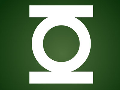 Green Lantern Logo in CSS/HTML Only