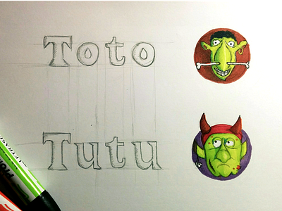 The Goblins: Toto and Tutu fantasy goblins illustration promarker toto tutu