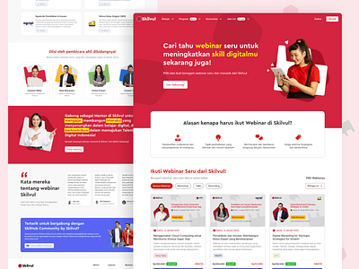 Landing Page Web Design - Community Page