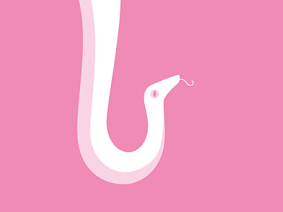 Pink Snake illustration pink snake vector