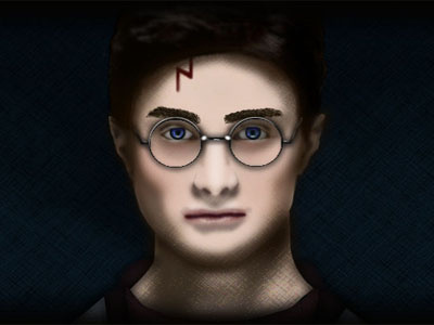 Digital Drawing of Harry Potter art harry harry potter illustration photoshop