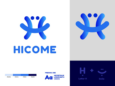 Hicome Logo branding icon identity logo logo design logotype typography ui uiux vector
