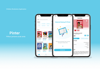 Pinter (Children Bookstore App) ui ux