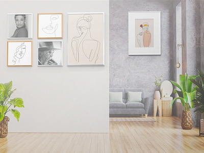 Wall Frame Mockups