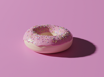 Donuts 3dblender design illustration