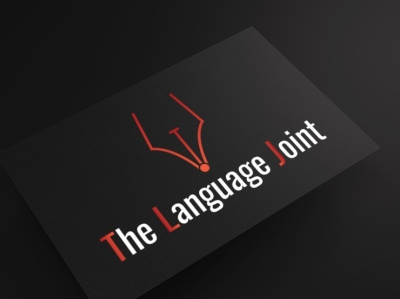 Logo mockup "The Language Joint" branding design logo mockup