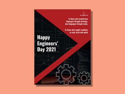 Happy Engineers' Day poster for TLJ brand branding design logo mockup poster