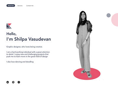 About me – Shilpa Vasudevan design graphic design icon illustration ui