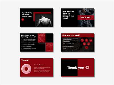 Infographics | Presentation template | Dark Red & Black theme graphic design infographics typography ui