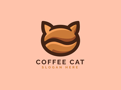 Coffee Cat Logo Concept | Logo Design