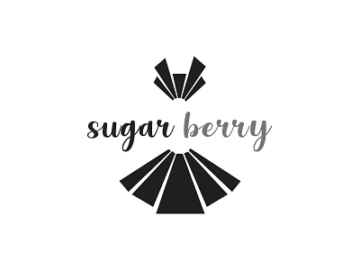 Sugar Berry Logo for Clothing Brand adobe illustrator black brand brand design branding clothing brand clothing design dribbble best shot dribbblers dribblebib logo logodesigners logos