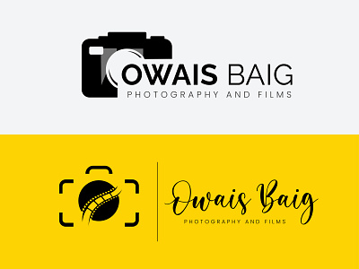 Logo for a Client | Owais Baig Photography and Films adobe illustrator branding clientwork concept dribbblers dribble dribblebib logo logo design logotype photography photography logo