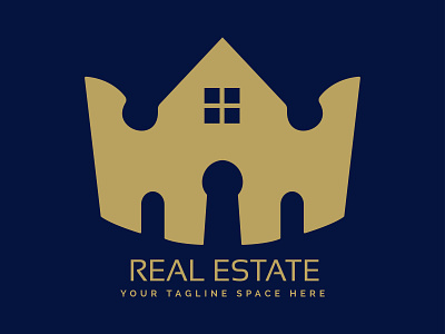 King Real estate Logo Design adobe illustrator branding dribbblers dribble dribblebib estate agency king realestate logo logo concept logo design concept logo designer real estate logo realestate