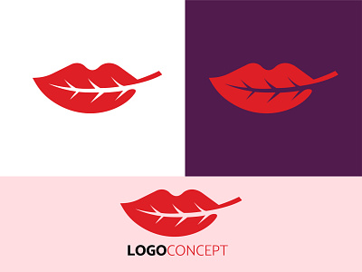 Logo Concept for Beauty Saloon adobe illustrator beauty logo beauty salon branding dribbblers dribble dribblebib lips logo logo concept logo design concept logodesigners logos logotype