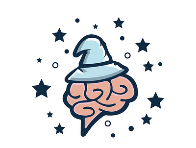 Mind Wizard | Mascot Logo Design adobe illustrator dribbblers dribble dribblebib logo logo concept logodesigners logos logotype mascot mascot design mascot logo mascot logos mascotlogo