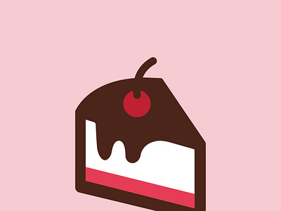 Cake Piece Logo Design