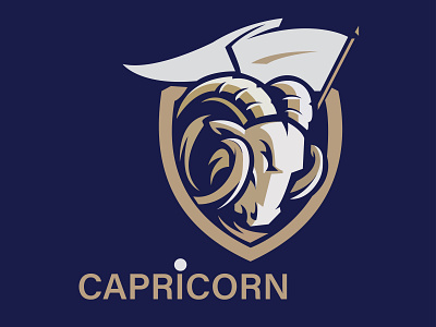 Capricorn Mascot Logo adobe illustrator capricorn dribbblers dribble dribblebib logo logo design concept logodesigners logos logotype mascot mascot design mascotlogo