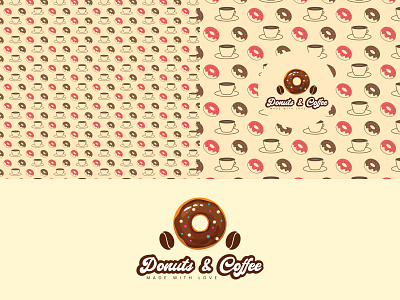 Donuts & Coffee Logo Design