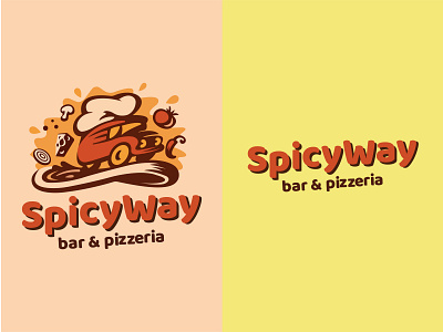 Spicy Way Logo Design adobe illustrator design dribbblers dribblebib food logo logo logo design logodesigners logos