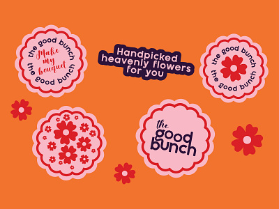 the good bunch - Florist Flower Shop Brand | 9/3 adobe illustrator brand brand design branding design dribbble dribbblers graphic design instagram juices logo logo design logodesigners smoothies