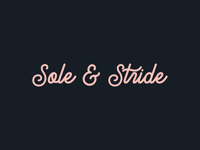 Sole & Stride Footwear Brand | 6/1 adobe illustrator brand brand design brand identity branding comfort design dribbble facebook graphic design instagram linkedin logo logo design logodesigners pinterest sandals shoes visual identity