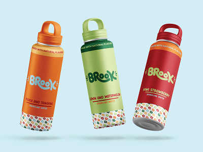 Brook - Sparkling Water Brand | 11/10 adobe adobeillustrator adobephotoshop branddesigner branding brandstrategy can dribbble explore flavoes flavors graphic design graphicdesigner logo logodesigner mockups packaging sparklingwater water