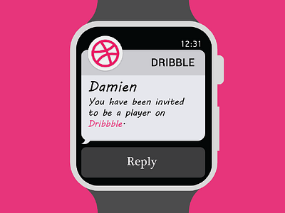 Apple Watch - Dribble Notification