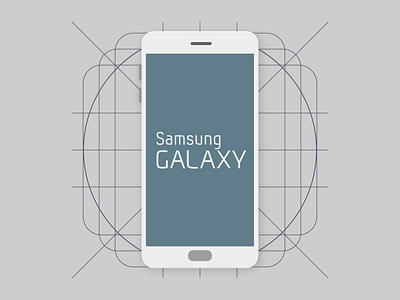 Samsung Galaxy - Material Design Icon android design galaxy icon material note5 samsung