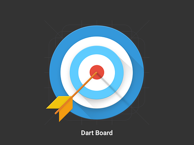 Dart Board - Material Design Icon accuracy board dart dart board dartboard darts design google icon material materialize target
