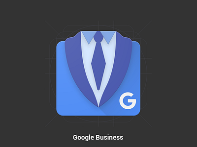 Google Business - Redesign - Material Design Icon android box business dark design google googlebusiness icon material materialize materialized pack