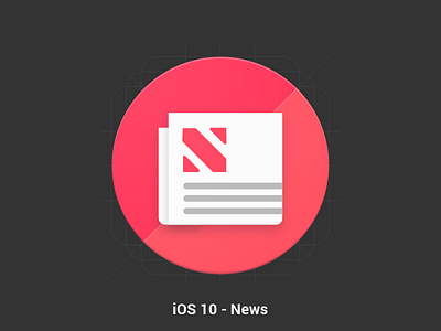 iOS 10 - News - Redesign - Material Design Icon