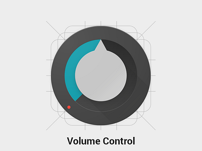 Volume Control - Material Design Icon android application control design google material materialdesign materialize volume