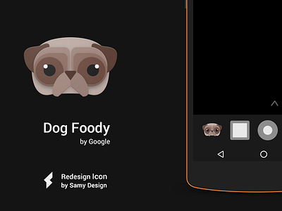 Dog Foody  - Redesign - Material Design Icon