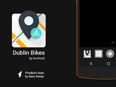 Dublin Bike - Material Design Icon